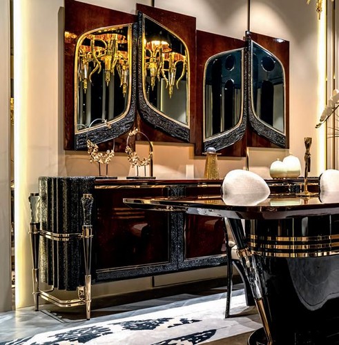 Credenza con specchio - credenza,