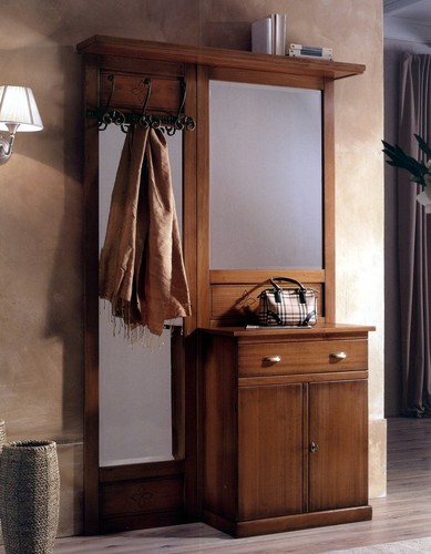 Ingresso parete legno noce - ingresso,